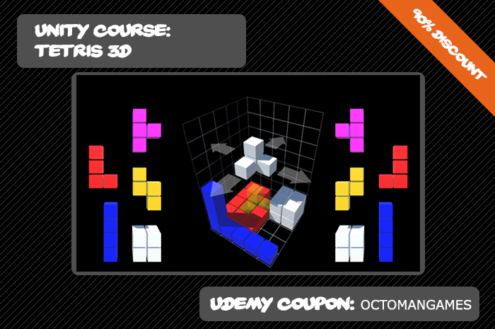 Tetris 3D Unity Online Course - OctoMan Games